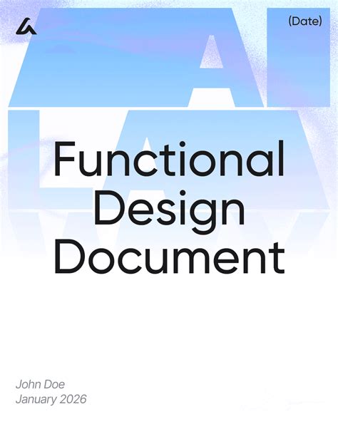 Template Functional Design Document