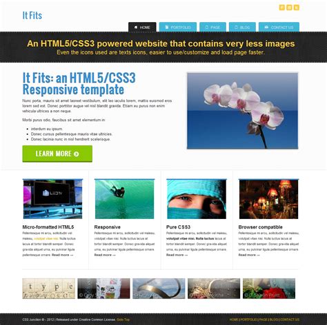 Template Gratuit Html5 Css3