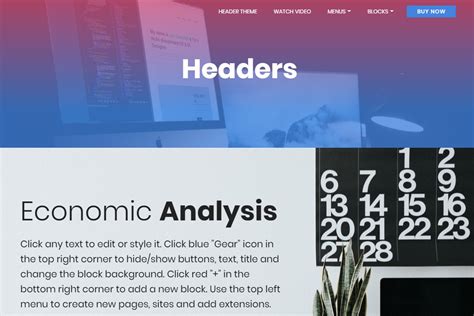 Template Html Header