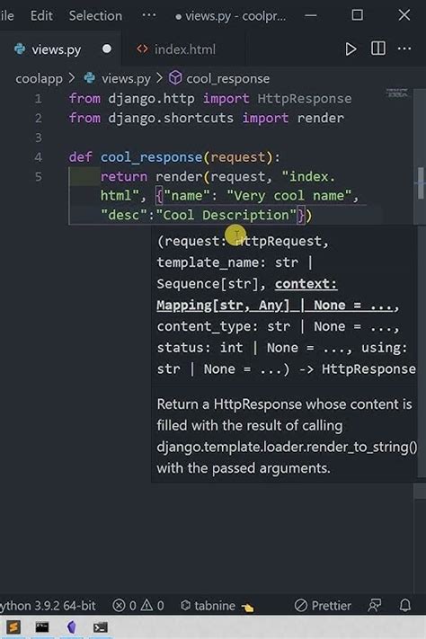 Template Html Python
