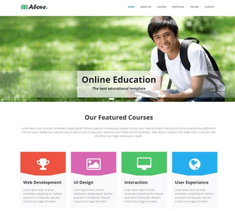 Template Html School Free