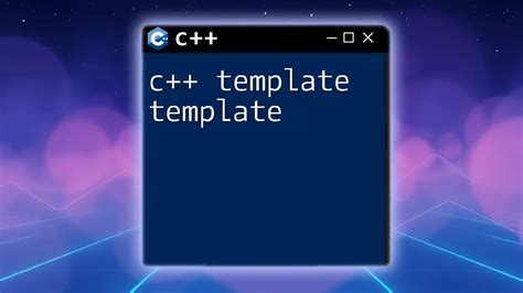 Template In Interface C++