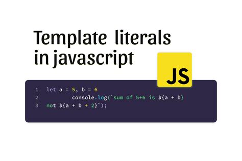 Template Literals Javascript Array