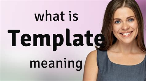 Template Meaning Html