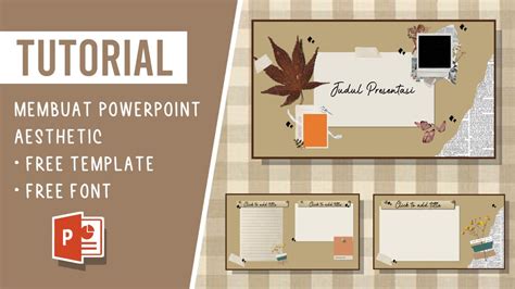 template ppt gratis aesthetic fonts