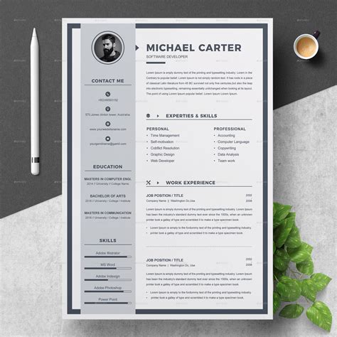 template resume canva