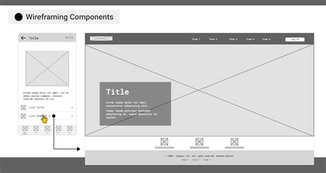 Template Wireframe Examples