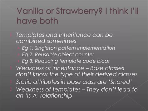 Templates Cannot Be Combined With Inheritance