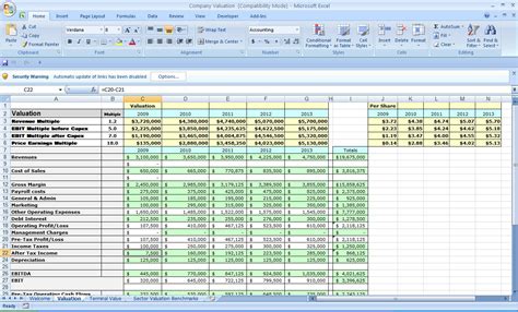 Excel Templates for Spreadsheets