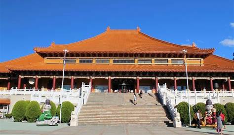 Fo Guang Shan temple, the biggest Buddhist temple in Europe, Bussy