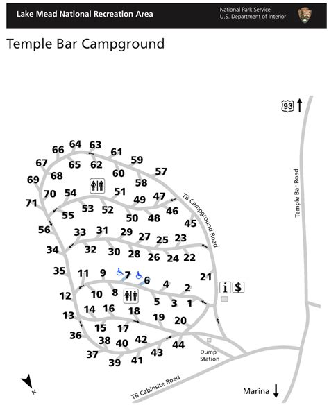 temple bar campground map