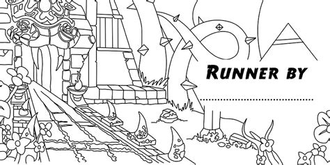 Temple Run Monster Coloring Page