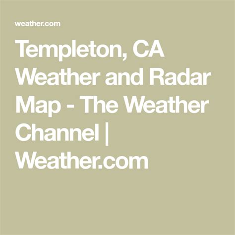 templeton ca weather