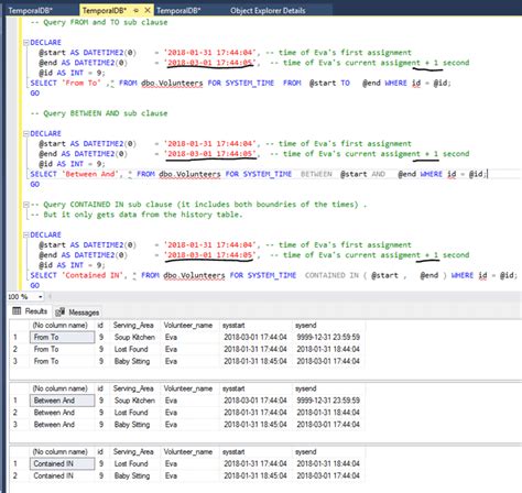 Temporal History Table In Sql Server