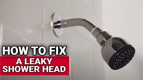 Temporary Fix For Leaking Shower Head