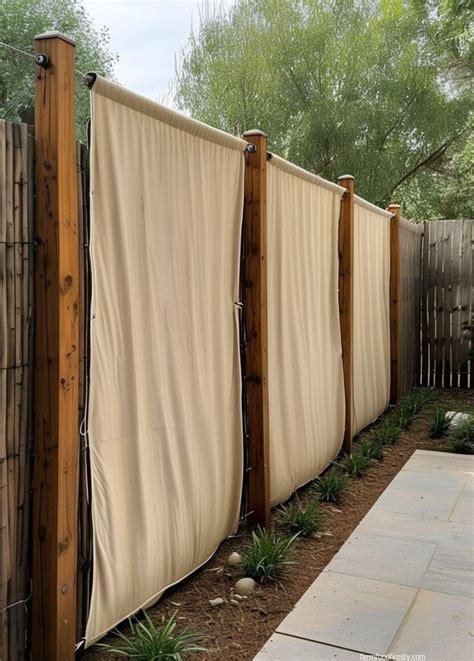 Temporary Privacy Ideas For Backyard