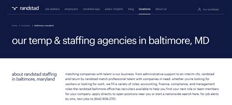 temporary staffing agencies in baltimore md