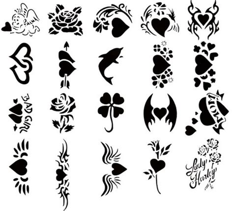 Temporary Tattoos Printable Page