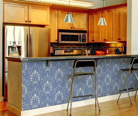 Temporary Wallpaper For Kitchen Cabinets