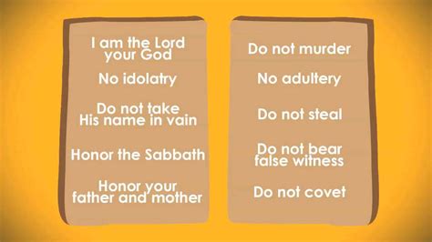 ten commandments definition judaism