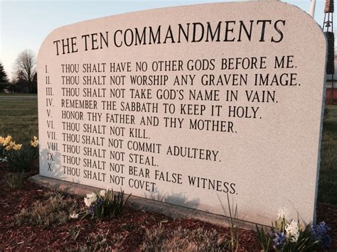 ten commandments found in the bible