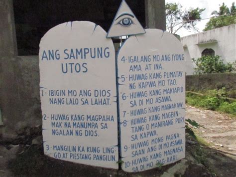 ten commandments in filipino