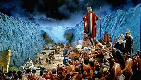 ten commandments movie parting of the red sea