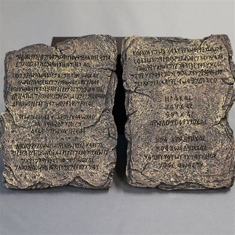 ten commandments original stone tablets
