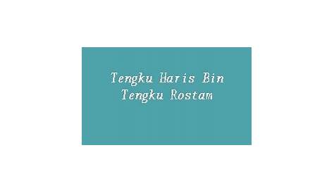 Tengku Haris Bin TMS (@tengkuharis_) on Threads