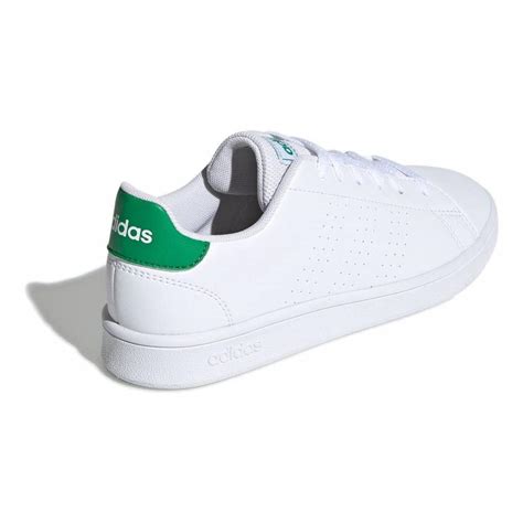 tenis blanco con verde