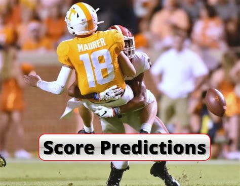 tennessee georgia game predictions