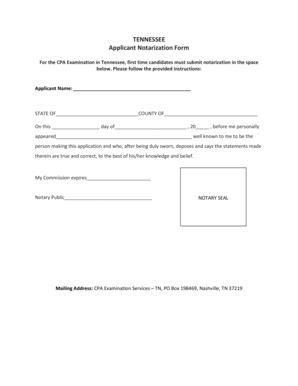 Tennessee Notarization Requirements