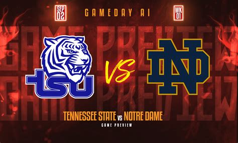 Irish Offense And Defense Handle Tennessee State Notre Dame Fighting