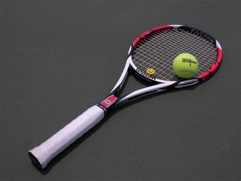 tennis ball and racket image