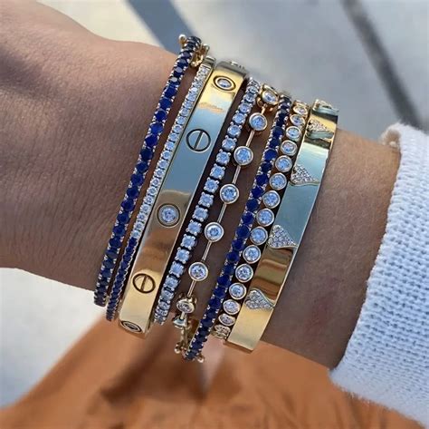 Tennis Bracelet Stack