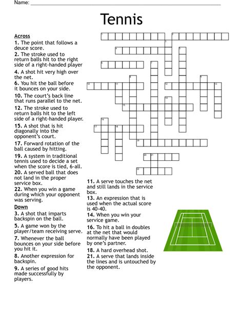 tennis great rod crossword clue