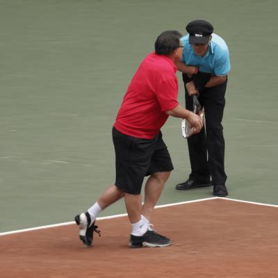 tennis player disqualified for hitting umpire