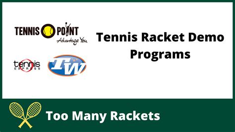 tennis racket demo program