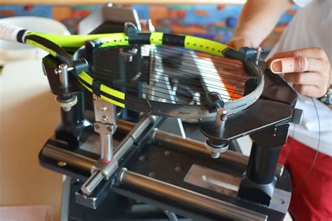 tennis racket string machine