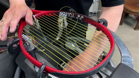 tennis racket string service