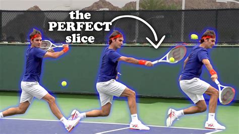 Tennis Slice Backhand Technique