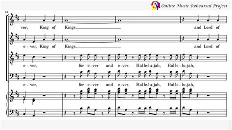 tenor part handel's hallelujah chorus