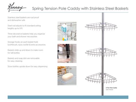 Tension Pole Caddy Instructions