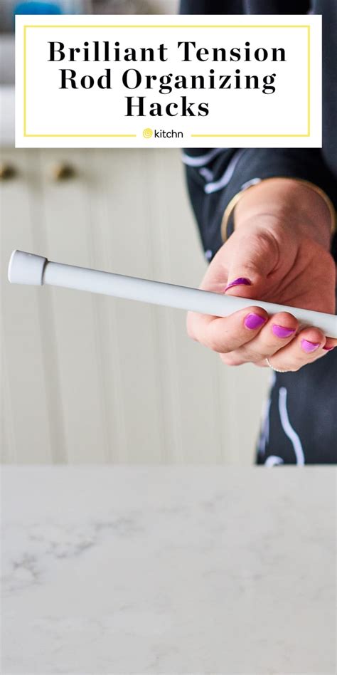 Tension Rod Kitchen Hacks