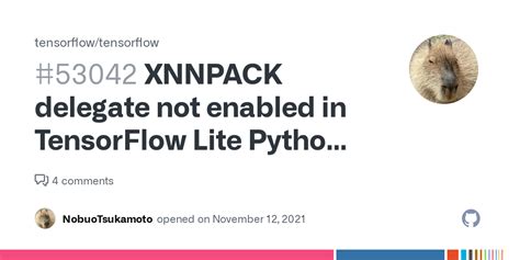Tensorflow Xnnpack