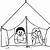 tent coloring page