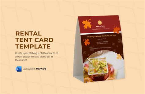 Tent Cards Template Mac