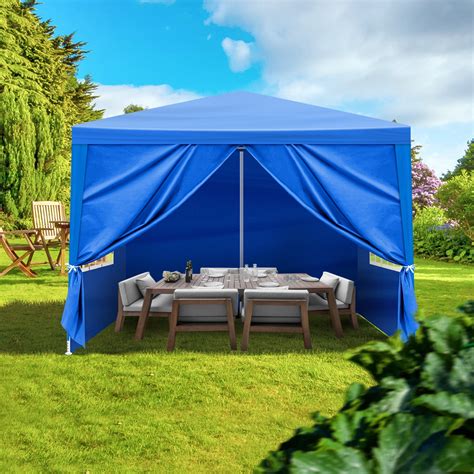 Screen House Tent Instant Outdoor Canopy Pop Up Gazebo 15x15 Gray