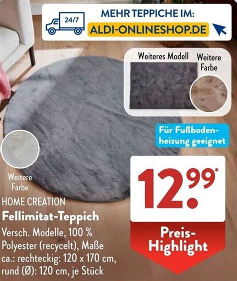 HOME CREATION Teppich von Aldi Nord ansehen!