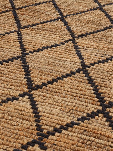 UGILT Teppich flach gewebt, schwarz/beige, 80x150 cm IKEA Schweiz